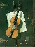 12X16 inch John Peto Still Life Canvas Art Repro Old Violin
