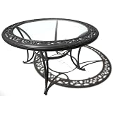 Strathwood Ryer 48-Inch Round Aluminum Dining Table