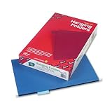SMD64157 Hanging Folders, Recycled, Legal Size, Navy, Color-Matched 1/5 Cut Tabs, 25/Box