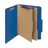 UPC 086486142007 product image for Smead PressGuard® Classification File Folder with SafeSHIELD® Fasteners, 2 Divid | upcitemdb.com