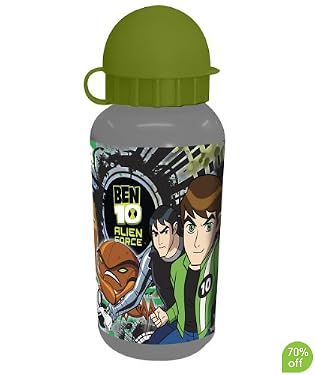 Ben 10 Alien Force aluminium bottle