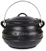 Action Africa Potjie Cast Iron Sauce Pot with Lid 7 Qt.