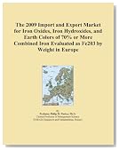 The 2009 Import and Export Market for Iron Oxides, Iron Hydroxides, and Earth Colors of 70% or More Combined Iron Evaluated as Fe203 by Weight in Europe