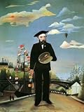 12X16 inch Henri Rousseau Abstract Canvas Art Repro Self-Portrait