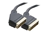 Premium 10M Metre 21 Pin Gold Scart Lead Cable - DOUBLE SHIELDED