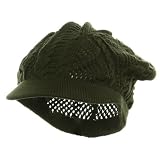 Plain New Rasta Hat-Olive W27S20E