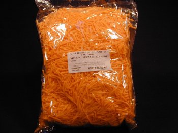 Shredded Mild Cheddar - 5 LB Bag by Cheese Express