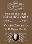 Violin Concerto in D Major: Op. 35 (Dover Miniature Scores)