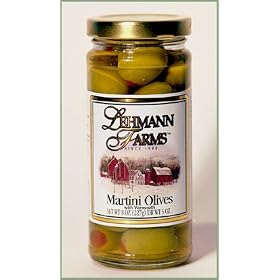 Martini Olives with Vermouth / 8 oz Jar/ 6 Jars