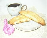 8 pieces Milk Chocolate frosted MACADAMIA Nut Biscotti by Peggy's Biscotti