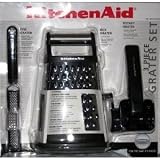 Kitchenaid 3 Piece Grater Set, Black