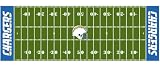 NFL San Diego Chargers 72-Inch-by-24-Inch Field Runner Rug
