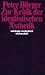 Book Zur Kritik der idealistischen Asthetik (Suhrkamp Taschenbuch Wissenschaft)