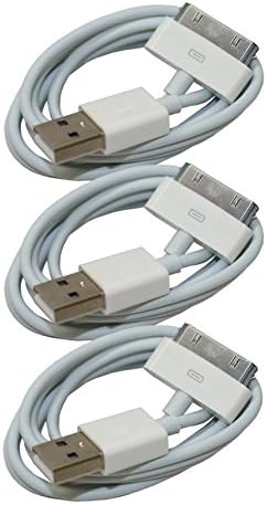 2020Products 3x iPhone4/4s extra long 6.3ft 8 Pin to USB Charger Cable for iPhone 4 iPod Touch 5th Nano 7th Gen