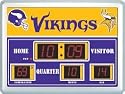 Minnesota Vikings 14"x19" ScoreBoard/Clock/Therm