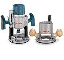 Factory-Reconditioned Bosch 1617EVSPK-RT 12 Amp 2-1/4 HP Plunge and Fixed Base Variable Speed Router Kit with 1/4-Inch and 1/2-Inch Collets