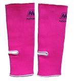 Muay Thai Standard Ankle Supports - Hot Pink by Nationman
