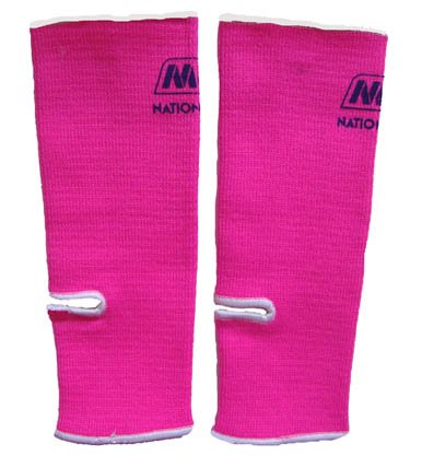 Muay Thai Standard Ankle Supports - Hot Pink