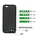 iPhone 6S Battery Case, HianDier 3800mAh Extended Rechargeable Battery Case iPhone 6 / 6S Power Bank Cover Portable Charger Battery Pack for iPhone 6 / 6S 4.7''-Black