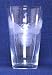 Individually Hand Etched Honeybee Tumbler Glass 7"H Set / 4