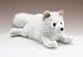 Lying Arctic Fox Stuffed Animal Plush Toy 17" L