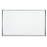 Quartet ARC2414 Quartet Magnetic Dry-Erase Board, Painted Steel, 14 x 24, White/Aluminum Frame