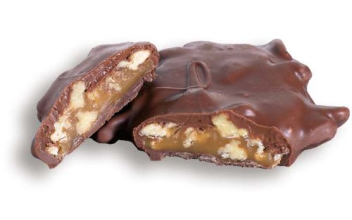Mammoth Milk Chocolate, Pecans, and Caramel Patties [20CT Box] by Asher