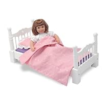 Melissa and Doug Deluxe Wooden Doll Furniture - Bed