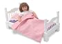 Melissa & Doug Deluxe Wooden  Doll Furniture - Bed