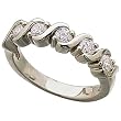 Platinum Twisted Diamond Anniversary Band