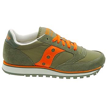 Saucony Women's Jazz S Series (Army/Orange 6.5 M) from Saucony