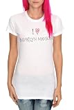 Marilyn Manson I (Heart) MM Girls T-Shirt Plus Size 3XL