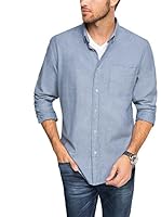 Esprit Camisa Hombre Basic Flanell (Azul)