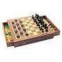 Deluxe Wooden Chess and Draughts Set