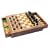Deluxe Wooden Chess and Draughts Set