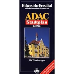 ADAC Stadtpl�ne, Hohenstein-Ernstthal mit Kuhschnappel und W�stenbrand
