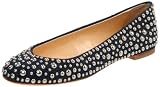Giuseppe Zanotti Women's E26030 Ballet Flat,Denim,38 EU/8 B(M) US