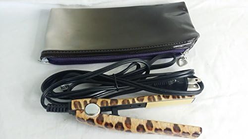 PSWholesale Mini Hair Straightening Iron Mink Brown Design With Carrying Bag And International Voltage 110V/240V For Traveling and Usable Anywhere In The World