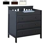Roxanne 3 Drawer Changer in Antique White Finish By Da Vinci Baby Furniture