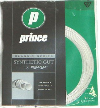 Prince SYNTHETIC GUT 18 w/DURAFLEX Tennis String