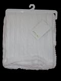 AMY COE WHITE CHENILLE BLANKET
