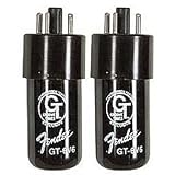 Fender&reg; Matched Pair of GT 6V6 Tubes - White