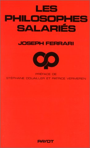 Les philosophes salariés