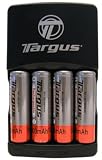 Targus Digital TG-CH2600 2-hour AC/DC Rapid AA Battery Charger with 4 2600 mAh batteries