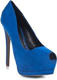 Qupid Tatum-01 Keyhole Peep Toe Platform Pumps