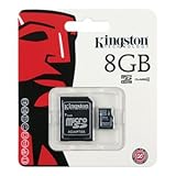 Panasonic Lumix DMC-FX48 Camera Compatible 8GB Micro SDHC Flash Memory Card + SD Adapter - Genuine Kingston with Retail Package - Bargains Depot®