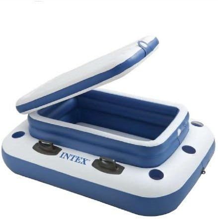 Intex Mega Chill II Inflatable Floating Cooler, 48" X 38"