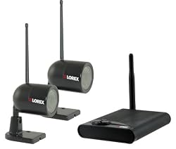 Lorex LW1012 2-Camera Color Wireless Surveillance System with Indoor/Outdoor Night Vision Capability (Black)