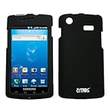 EMPIRE Black Rubberized Snap-On Cover Case for AT&T Samsung Captivate i897