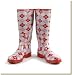 CLEARANCE Tamara Henriques Women's Pink and Red Argyle Waterproof Rubber Rain and Garden Boots